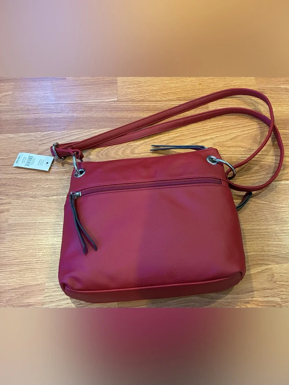 New Rosetti Burgundy Floral Crossbody Bag